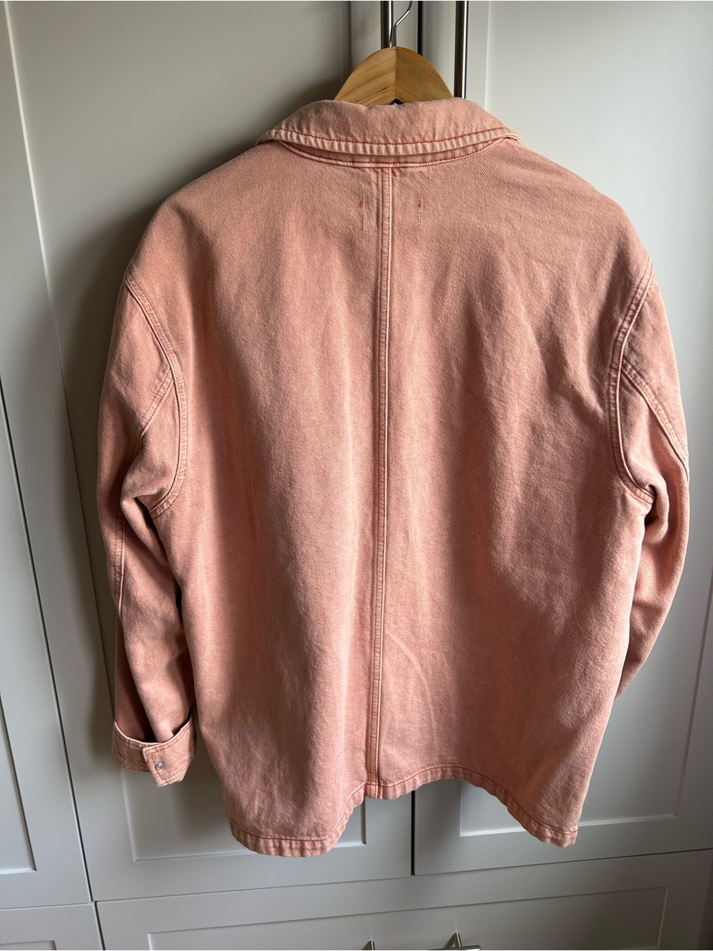 Frank & Oak peach Utility Jean Jacket - Picture 5 of 6